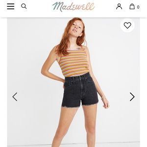 Madewell “The perfect Jean Short”